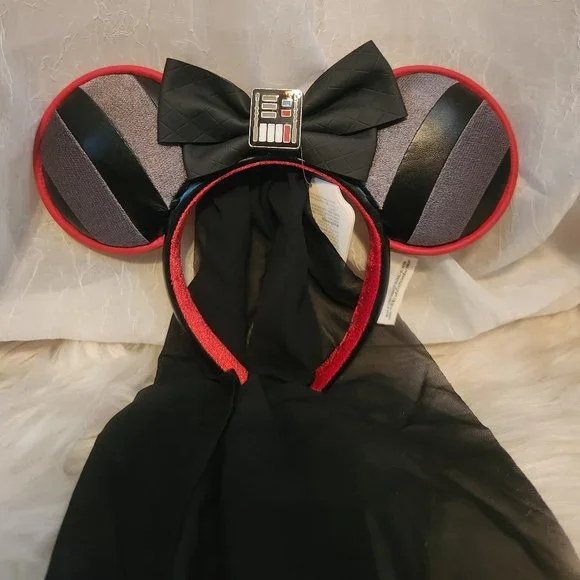 *NEW* Star Wars Darth Vader Minnie Mouse Ears Headband 107354s1.jpg main image 4